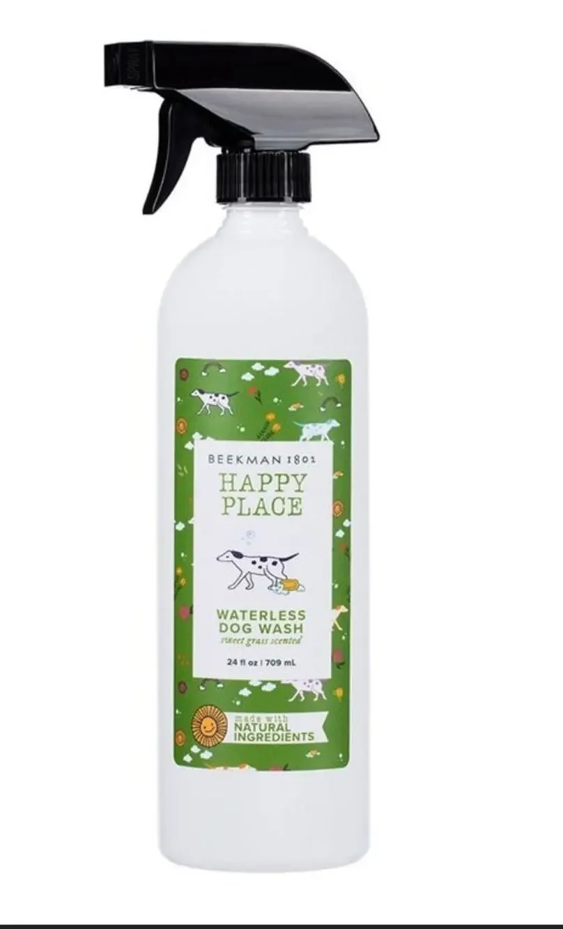 Beekman 1802 Happy Place Waterless Dog Wash - Green